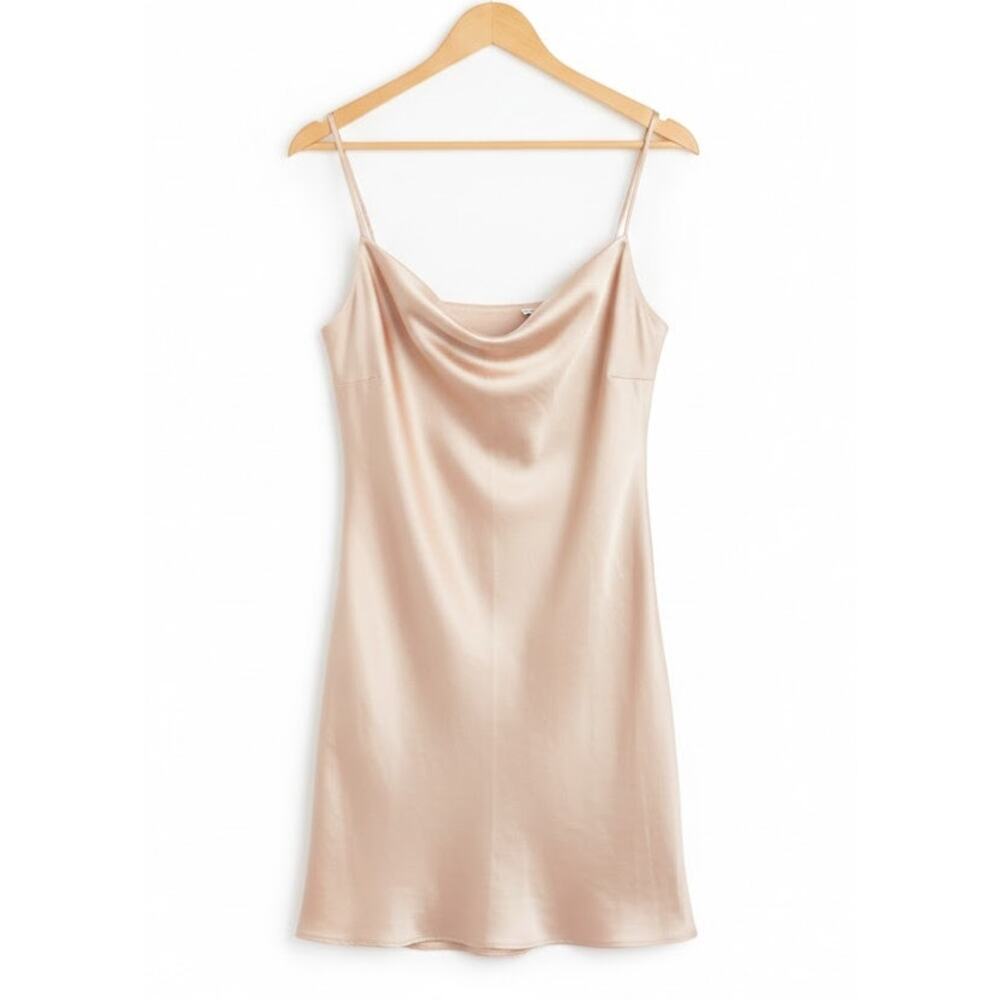 Backstage Naomi Dress in Mink Champagne NWT Size XS - Picture 2 of 4